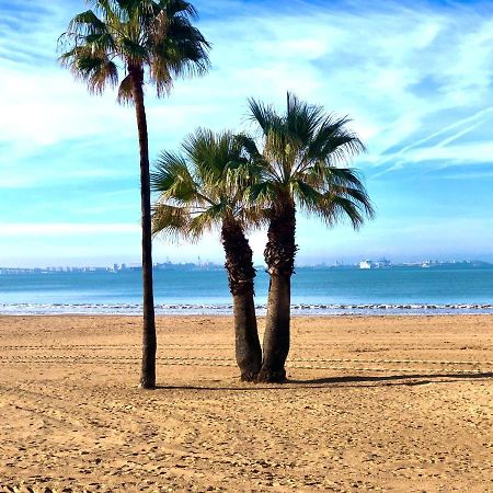 Primera Linea Playa Valdelagrana Vistas Al Mar El Puerto de Santa María Exterior foto